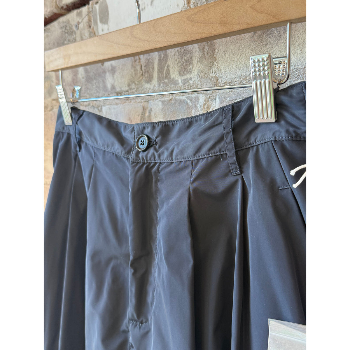 Aspesi Technical Polyester Lined Skirt - Navy Slate Gray