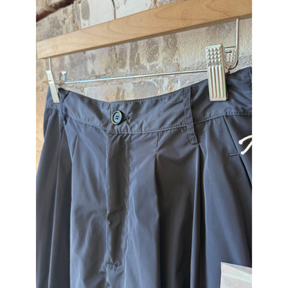 Aspesi Technical Polyester Lined Skirt - Navy Slate Gray