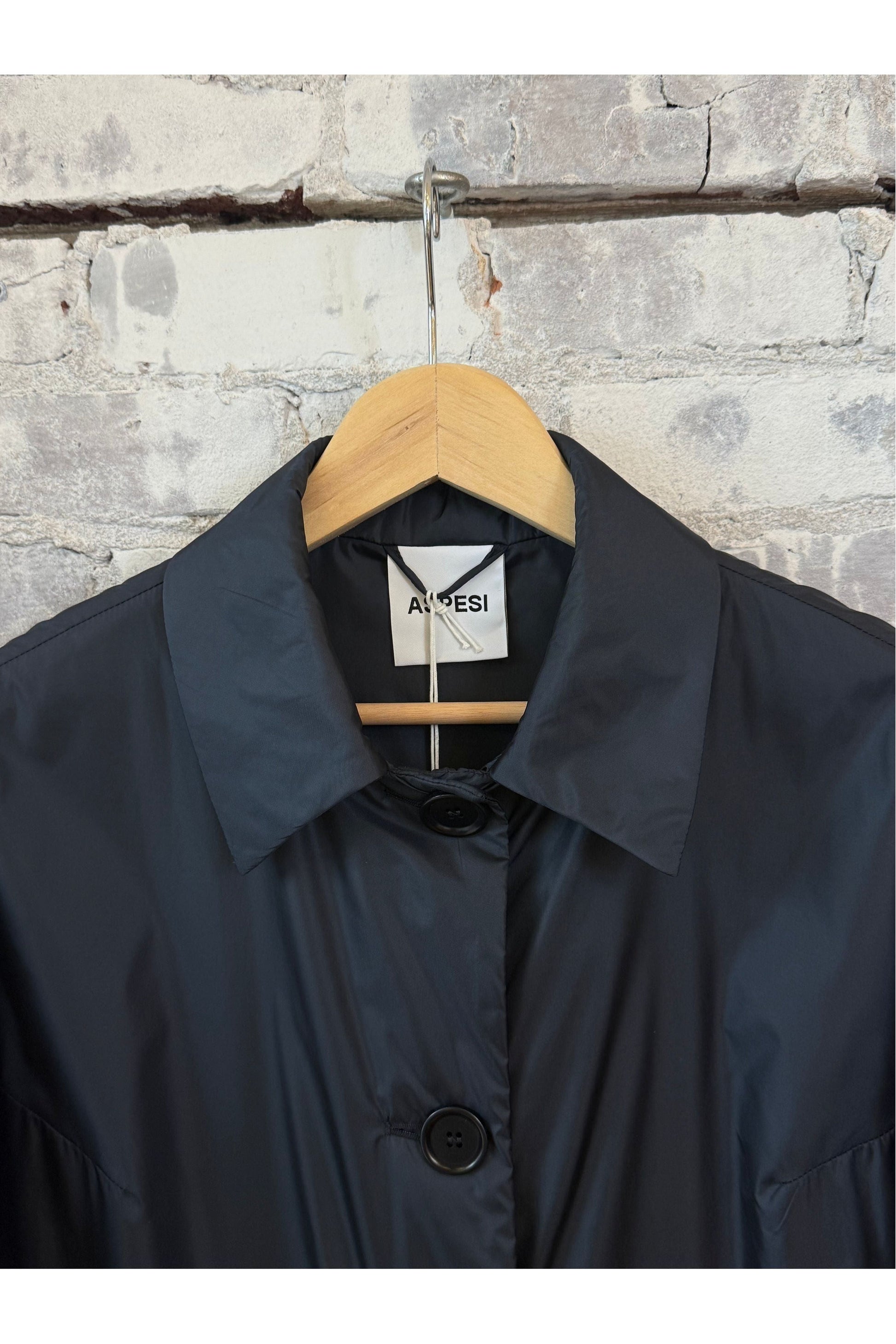 Teena Nylon Coat - Navy - DUNE + SALT