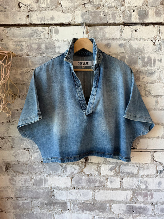 Secular Lotus Shirt - Malibu Wash Gray