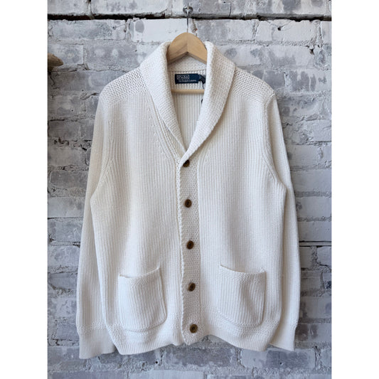 Cotton Shawl Collar Cardigan - Nevis - DUNE + SALT
