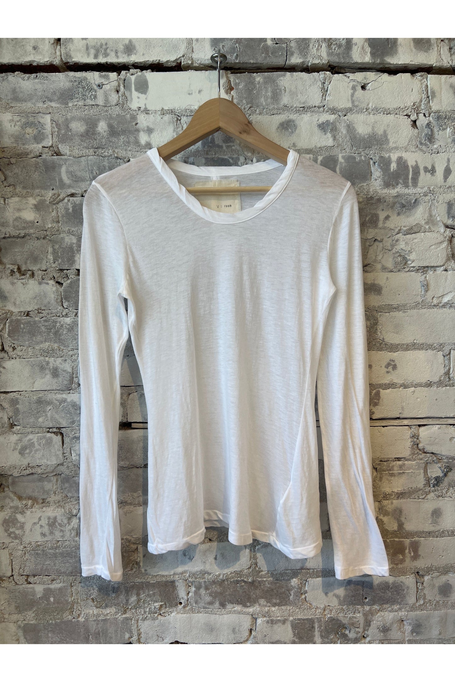 Hi-Soft Jersey LS Crew - White - DUNE + SALT