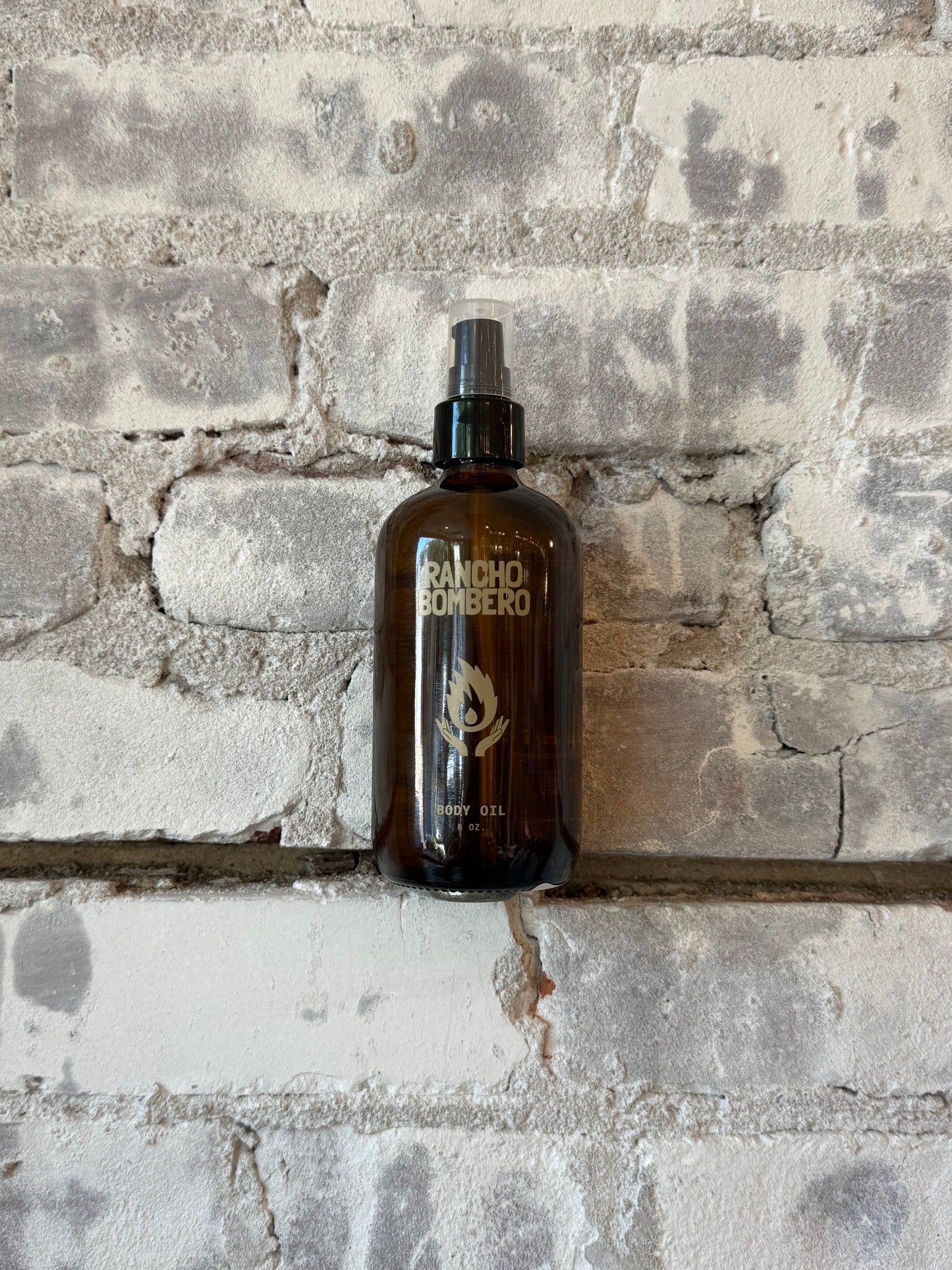 Rancho Bombero Total Body Oil 8 oz. Dark Gray