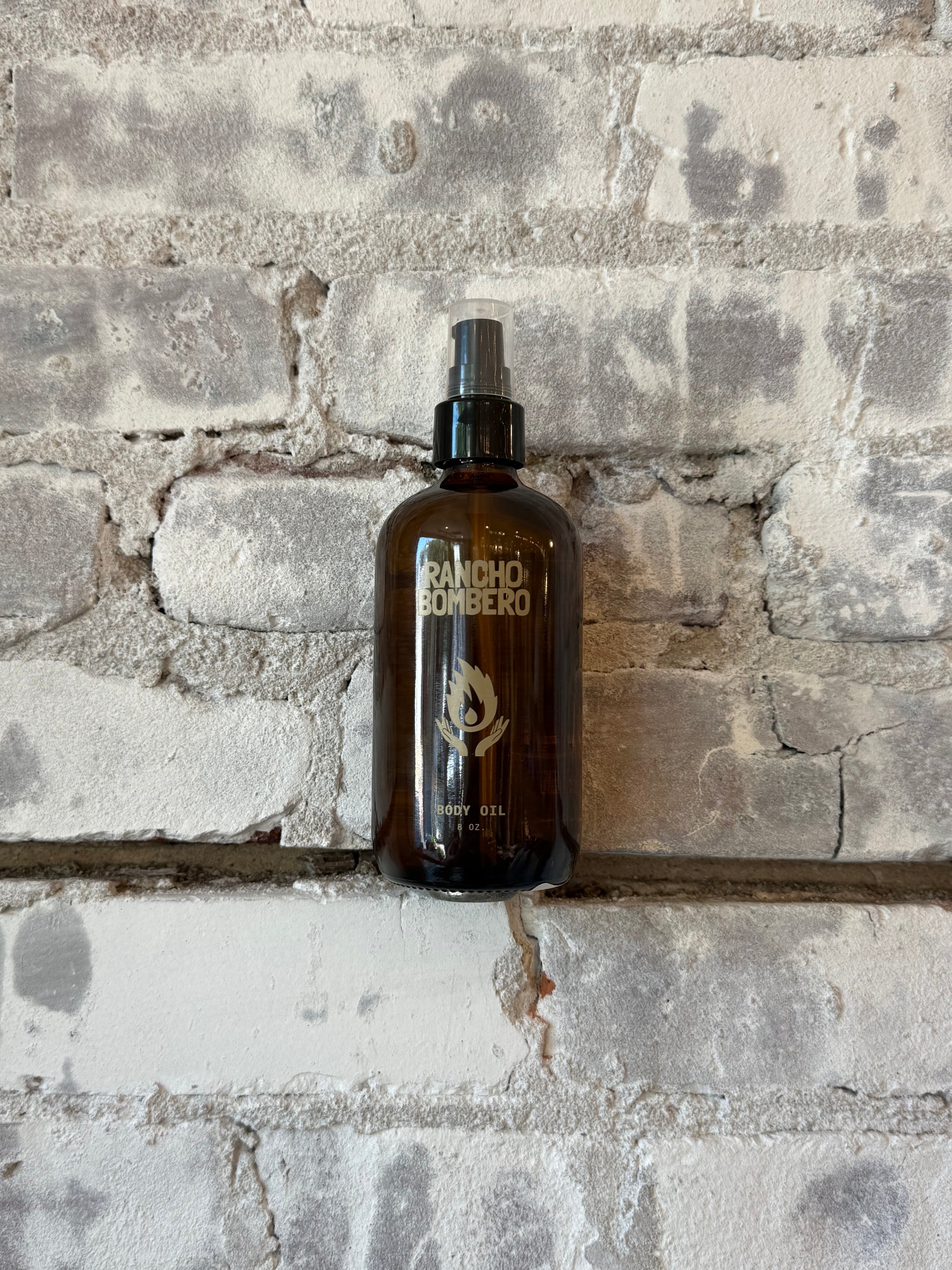 Rancho Bombero Total Body Oil 8 oz. Dark Gray