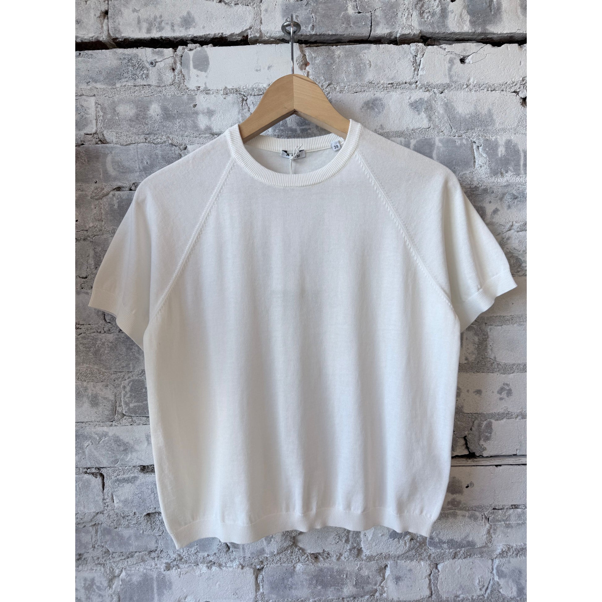 Pure Cotton Crewneck T-Shirt - White - DUNE + SALT