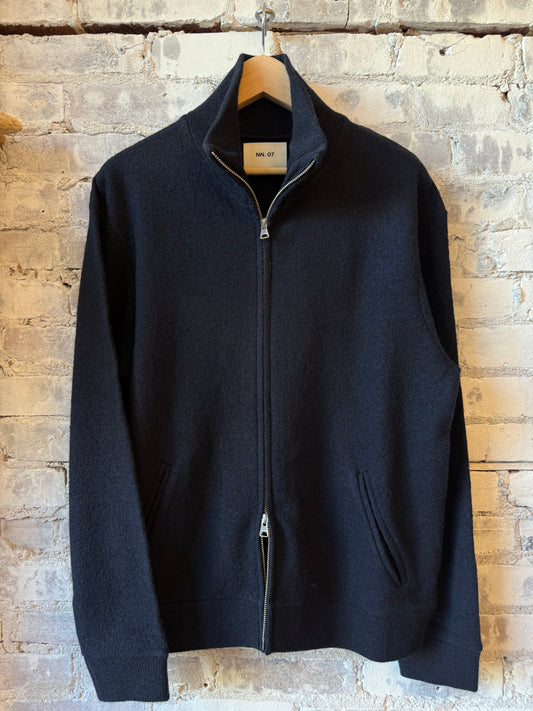 NN07 Boiled Full Zip - Navy Blue Dark Slate Gray