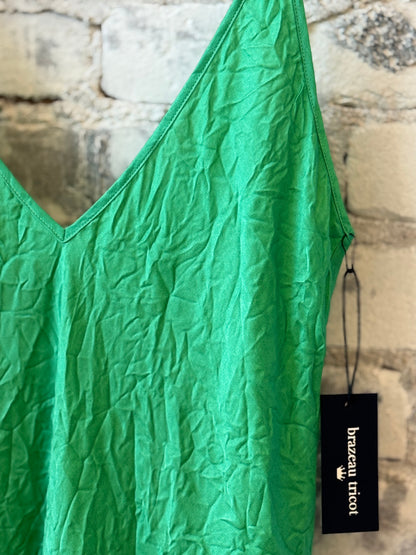 Crinkle Slip Dress - Mojito - DUNE + SALT