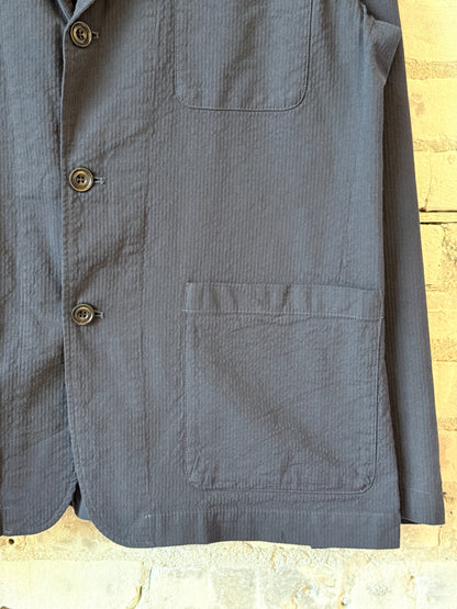 Julian Woven Jacket - Navy