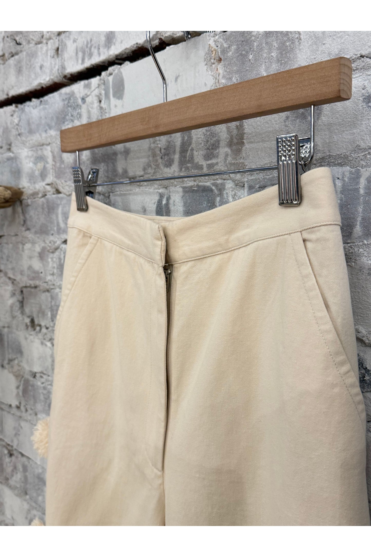 Pom Pom Trouser - Custard