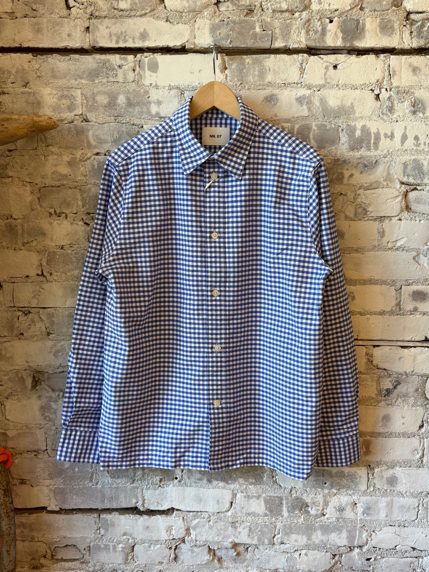 Colby Regular Fit Oxford Shirt - Cobolt Check
