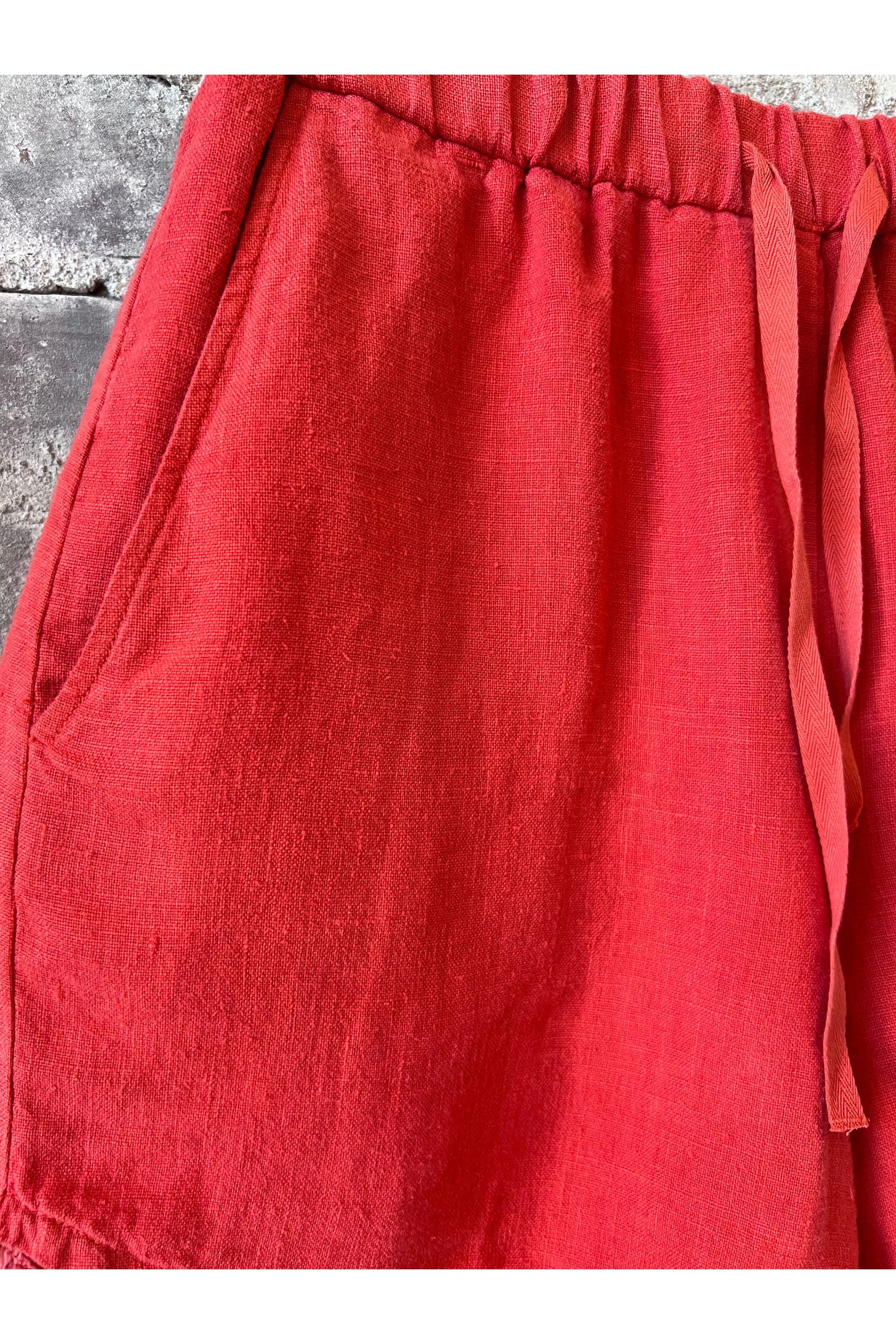 Soko Linen Short - Poppy - DUNE + SALT