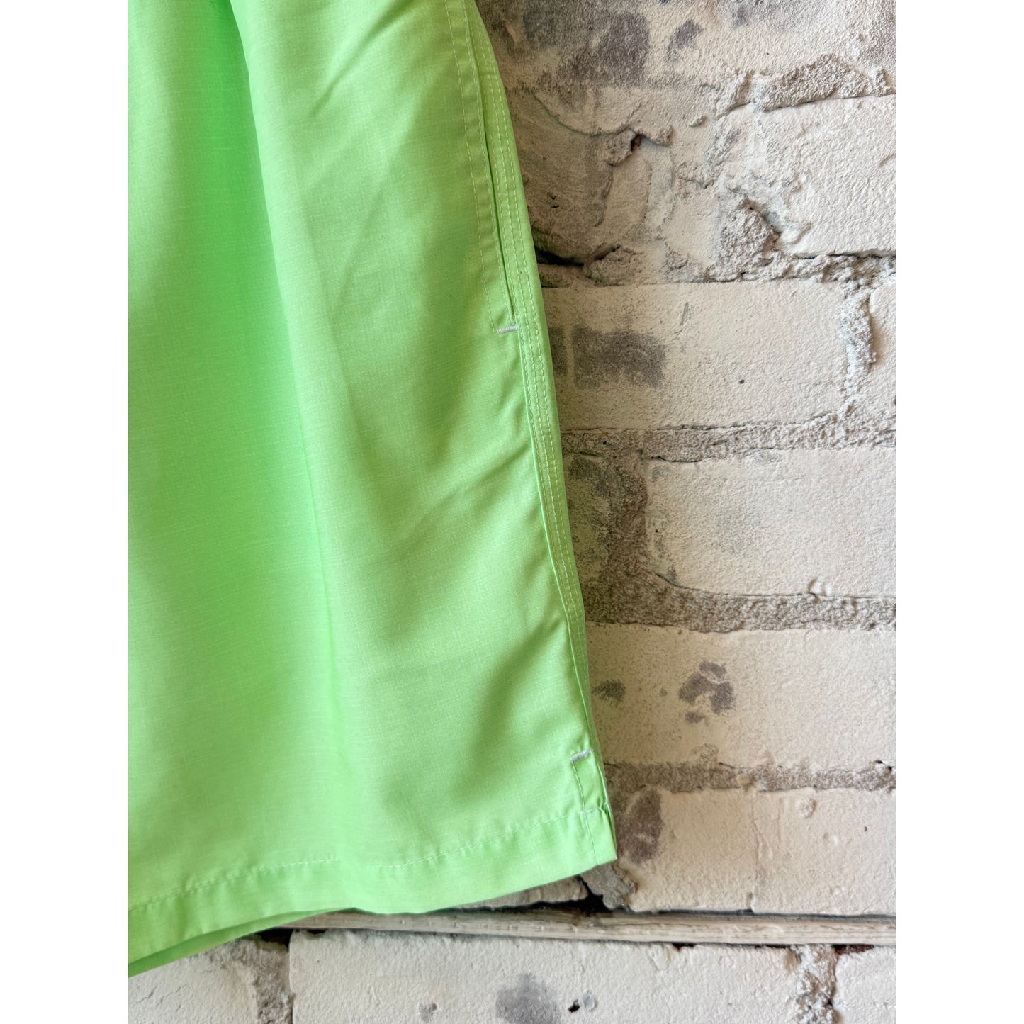 Men's Cyclist Liner Swim Trunks - Solid Linen Green - DUNE + SALT