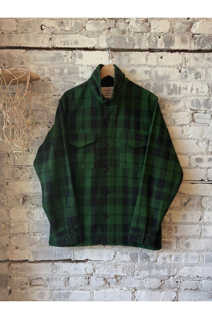 Wool Jac-Shirt - Green/Black Plaid - DUNE + SALT