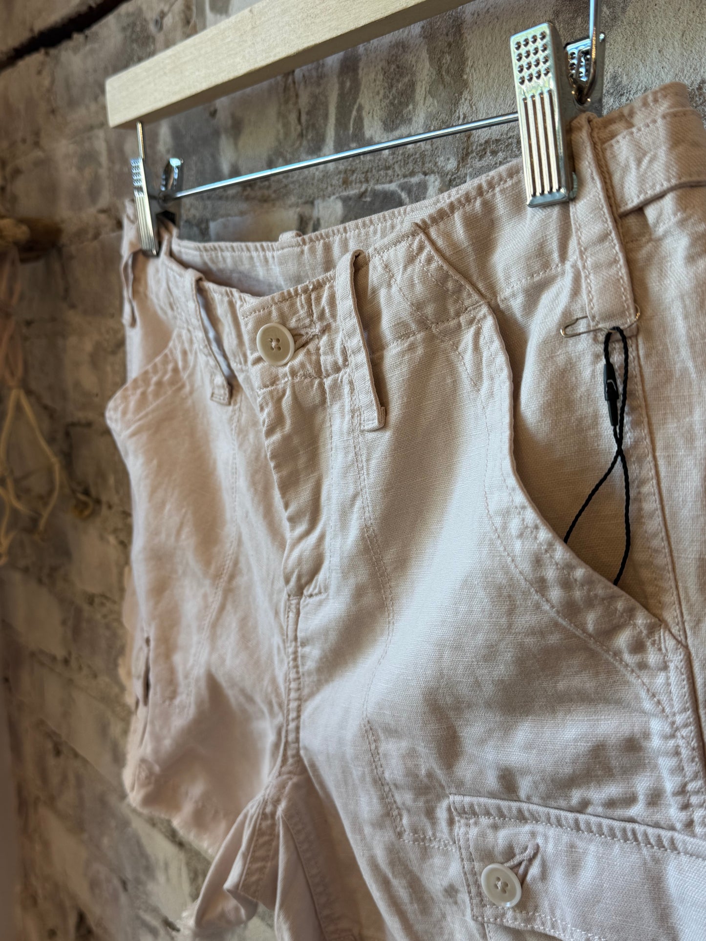 Drill Shorts - Pale Pink