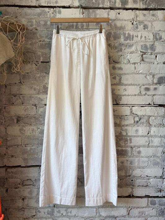 Pulam Woven Pant - White - DUNE + SALT