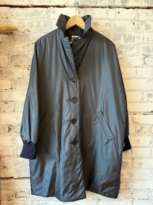 Kimono Coat - Navy