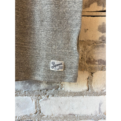 Men's Kepani Raffy Crew Neck SS Sweatshirt in light gray, featuring a comfortable fit and soft fabric for casual wear.