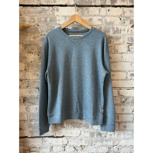 Surfside Supply Butch Cashmist Crewneck - Slate Blue Heather Gray
