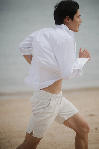 Poplin Standard Shirt - White - DUNE + SALT