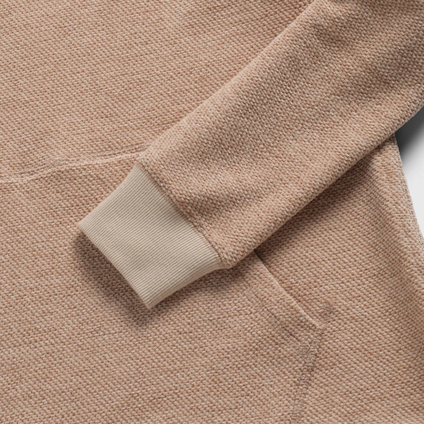 Surfside Supply Dave Chenille Hoodie - Cobblestone Rosy Brown