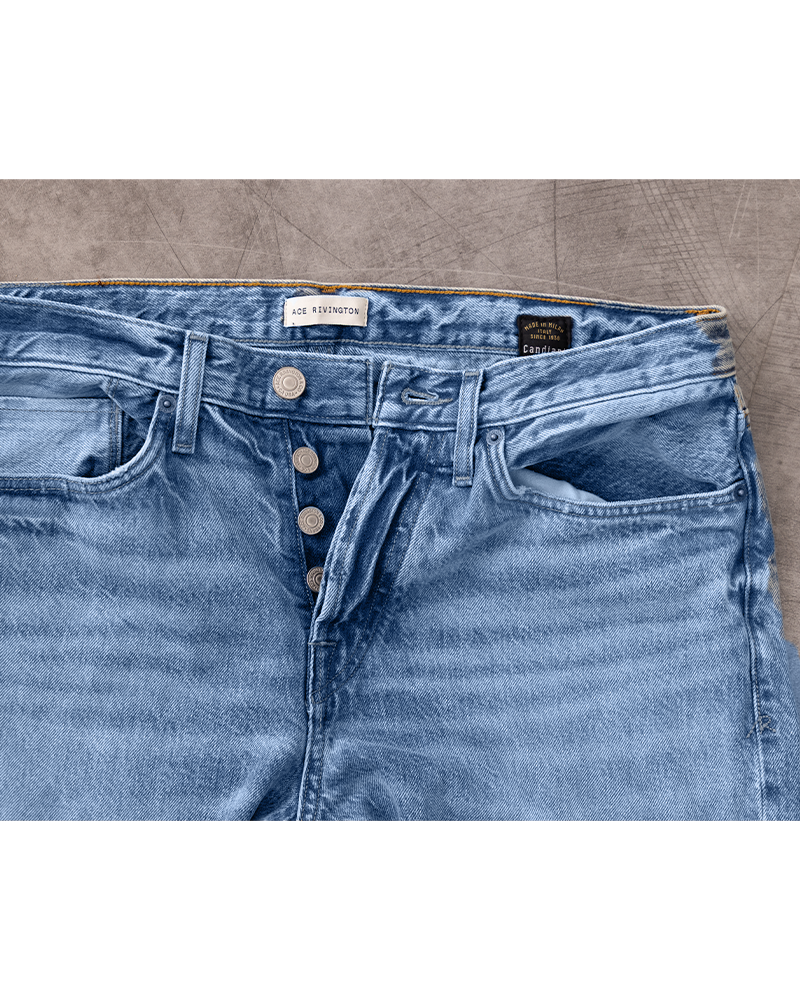 Harlan Straight Archive Selvedge 12oz - Decade Wash - DUNE + SALT