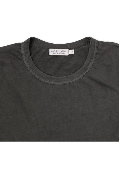Supima SS Crewneck Tee - Carbon - DUNE + SALT
