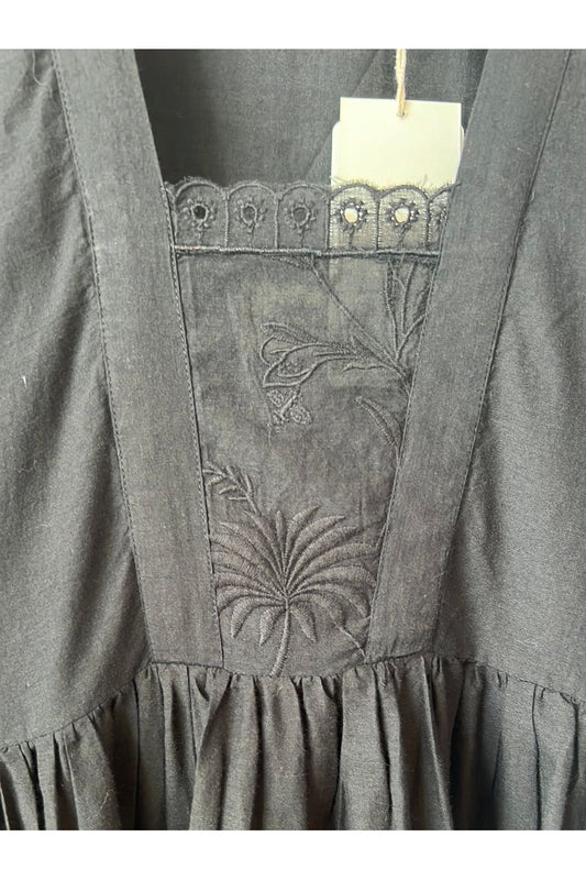 Reggio Woven Dress - Black - DUNE + SALT