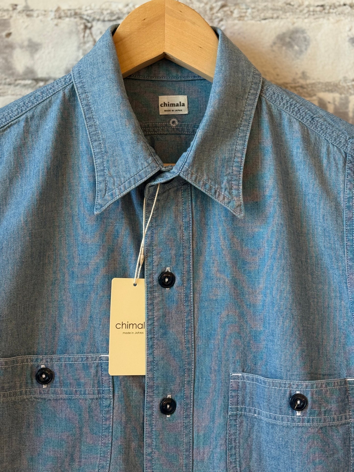 Unisex 5oz Vintage Chambray Work Shirt - DUNE + SALT