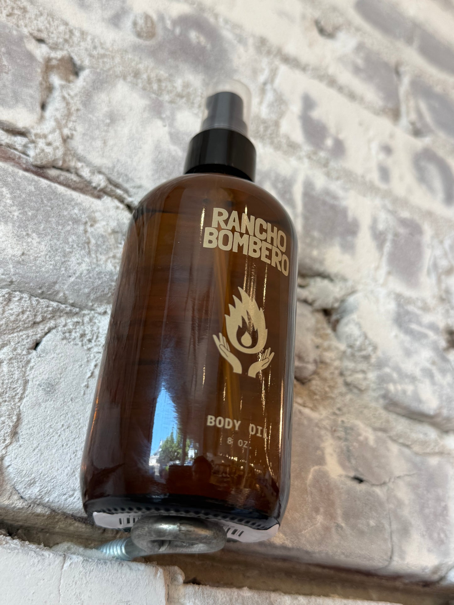 Rancho Bombero Total Body Oil 8 oz. Gray