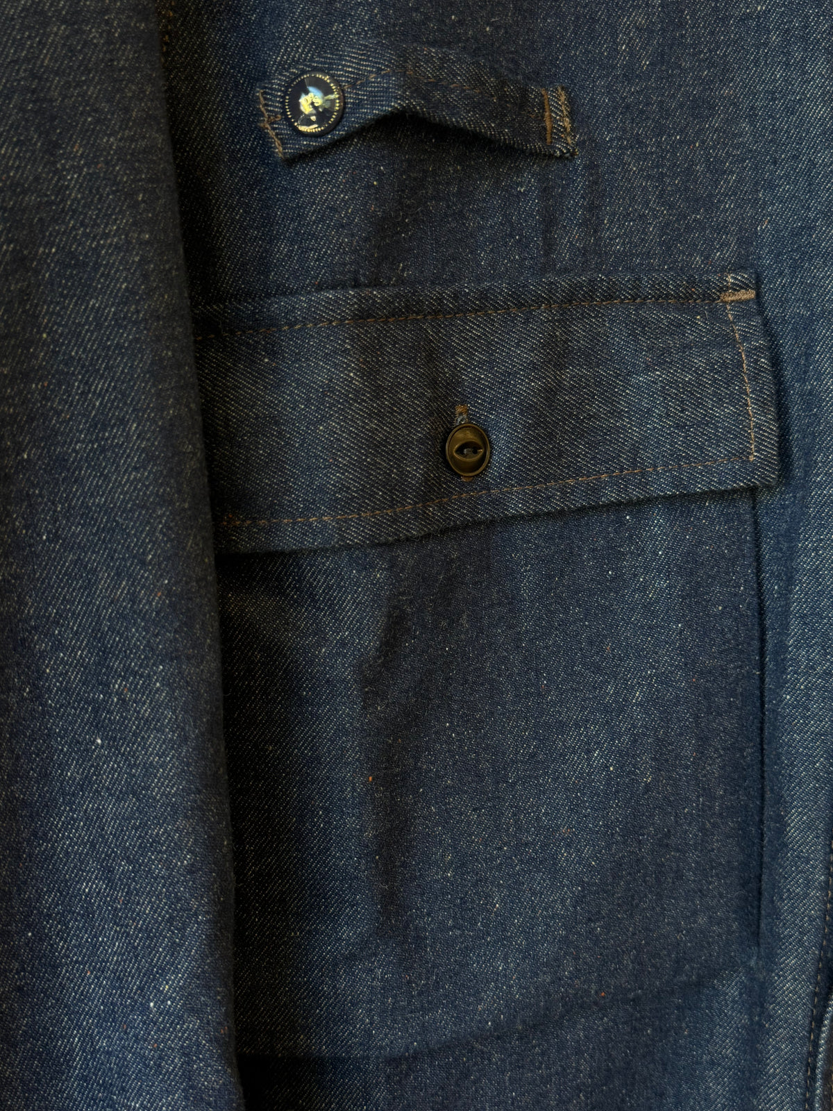 Presidents Camping Cotton/Wool Shirt - Denim Dark Slate Gray