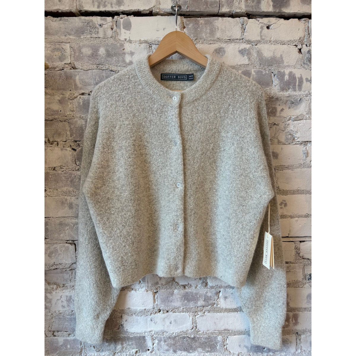 Doffer Boys Bedford Cardigan - Cloud Dark Sea Green