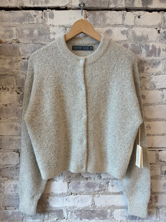 Doffer Boys Bedford Cardigan - Cloud Dark Sea Green