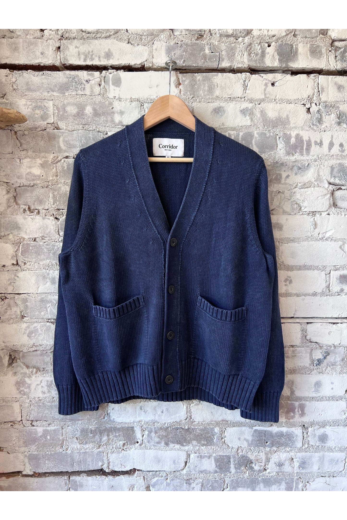 Acid Wash Cardigan - Midnight - DUNE + SALT