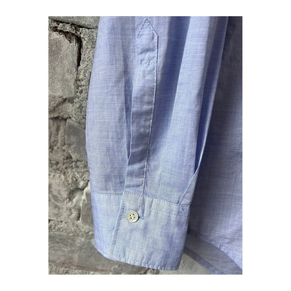 Coraz End-on-End Cotton Voile Shirt - Blue - DUNE + SALT