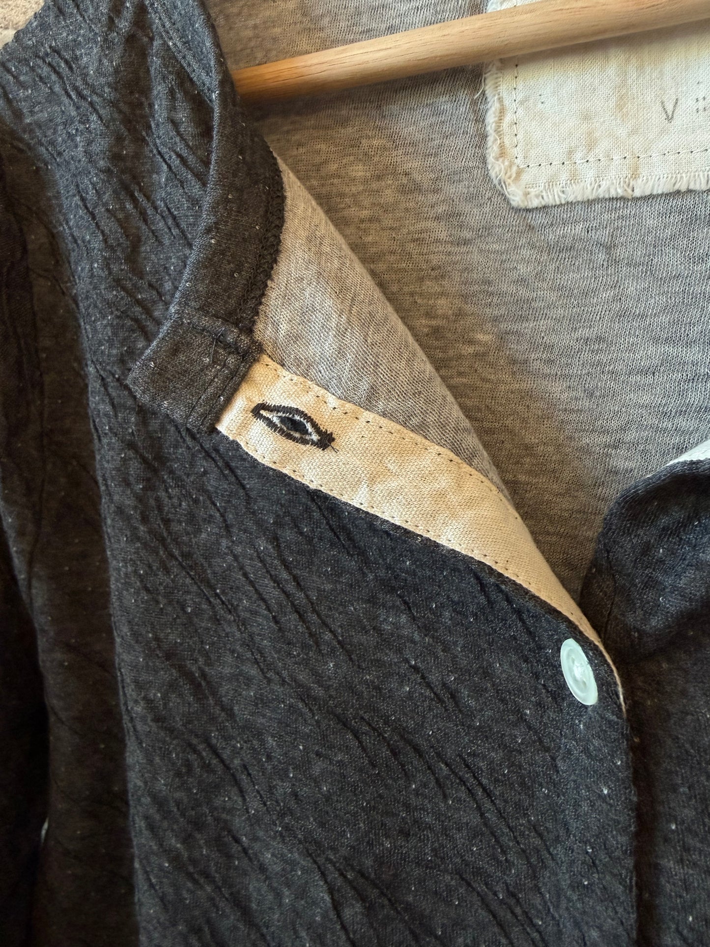 Melange Double-Face Cardigan - Heather Charcoal