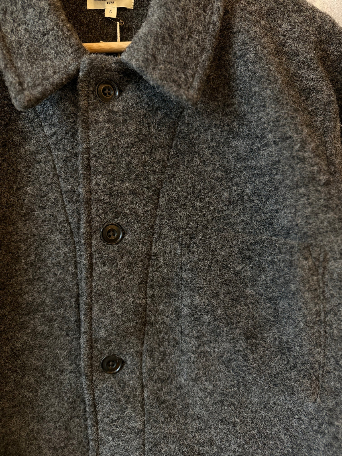 Hartford Men's Service Knitted Jacket - Charcoal Dark Slate Gray