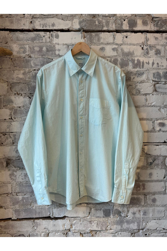 Fred Garment-Dyed Shirt - Sky Blue - DUNE + SALT