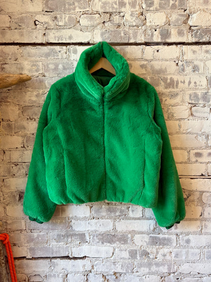 Save The Duck Jeon Reversible Jacket - Jolly Green Dark Green