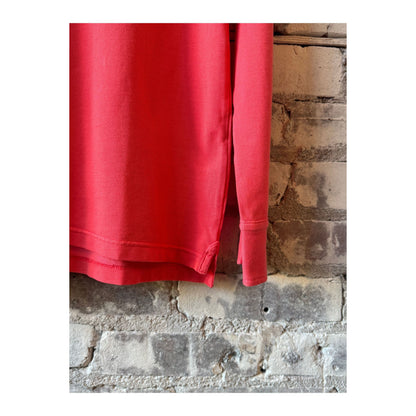 Cotton Piqué Rugby Polo - Faded Coral - DUNE + SALT