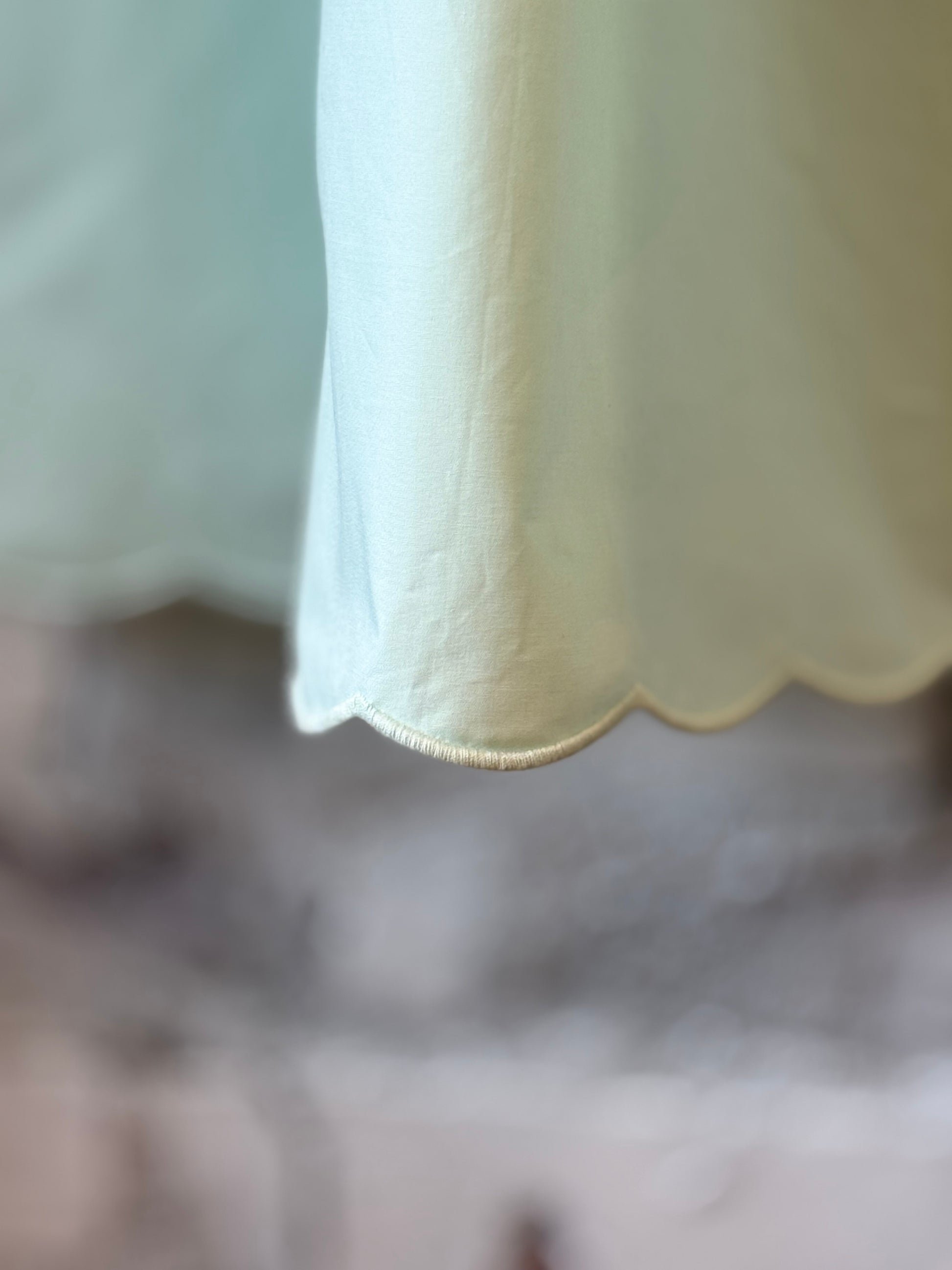 Scallop Dress - Mint - DUNE + SALT