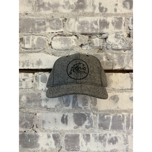 Surfside Supply Herringbone Flannel Logo Cap - Charcoal Dark Gray