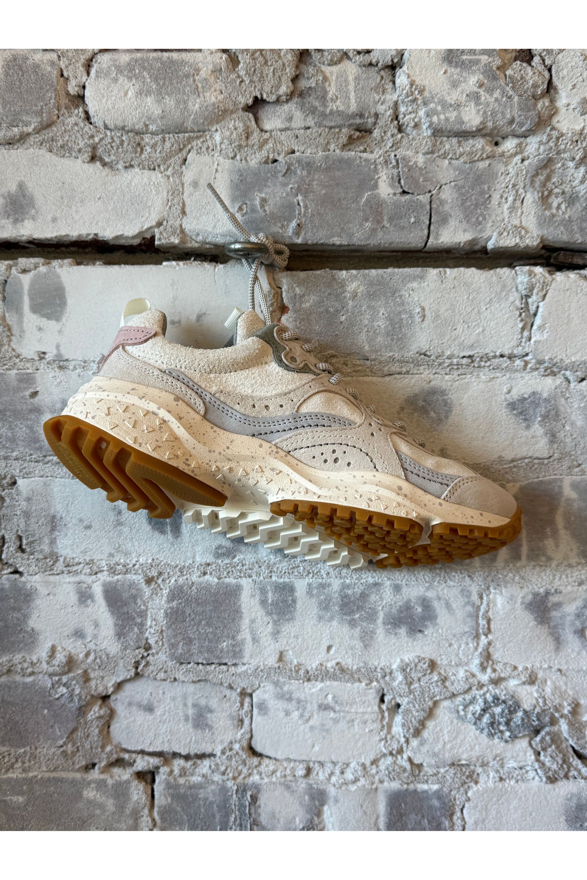 Wave Women's Hairy Velour Sneaker - Blue/Grey/Gum - DUNE + SALT