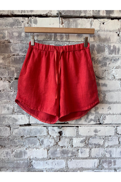 Soko Linen Short - Poppy - DUNE + SALT
