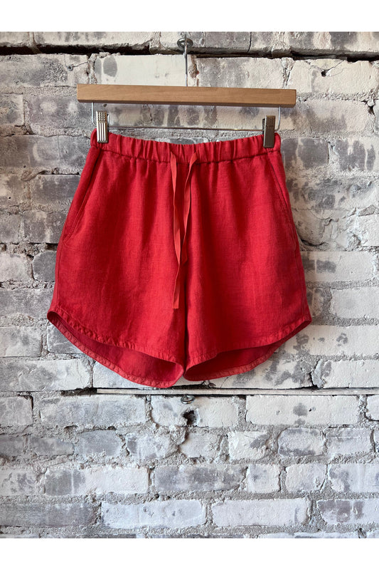 Soko Linen Short - Poppy - DUNE + SALT