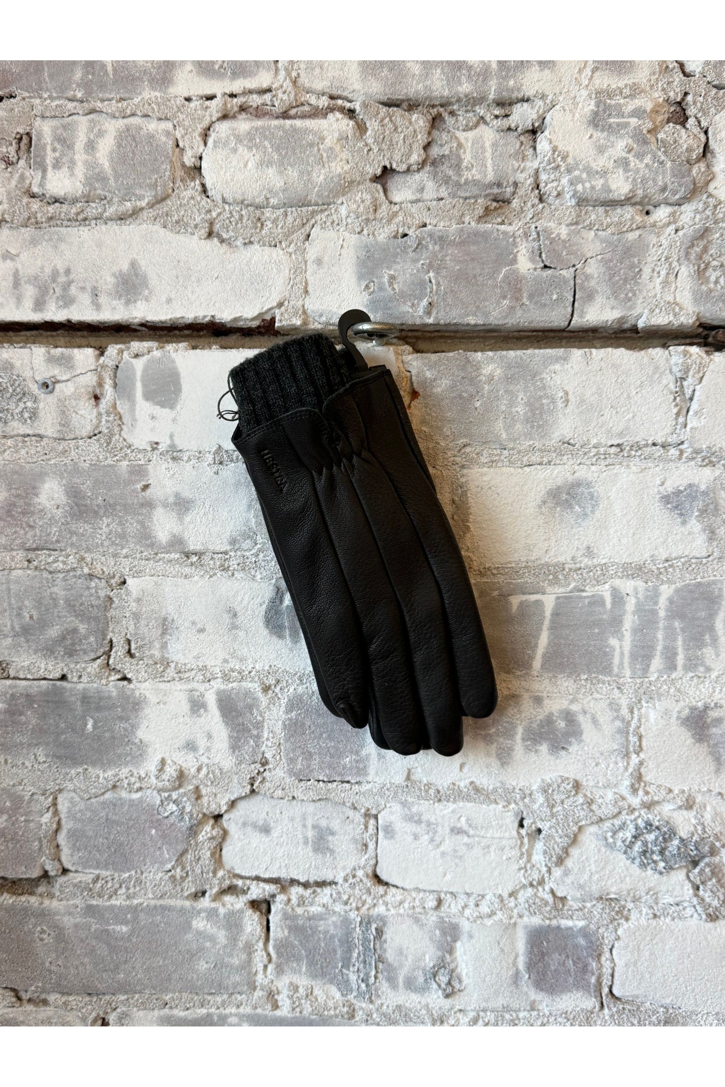 Amber Leather Glove - Black