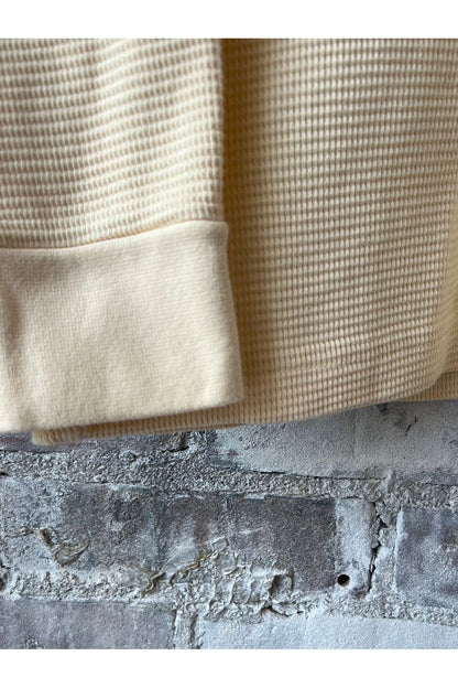 Cotton Longsleeve Thermal - Cream - DUNE + SALT