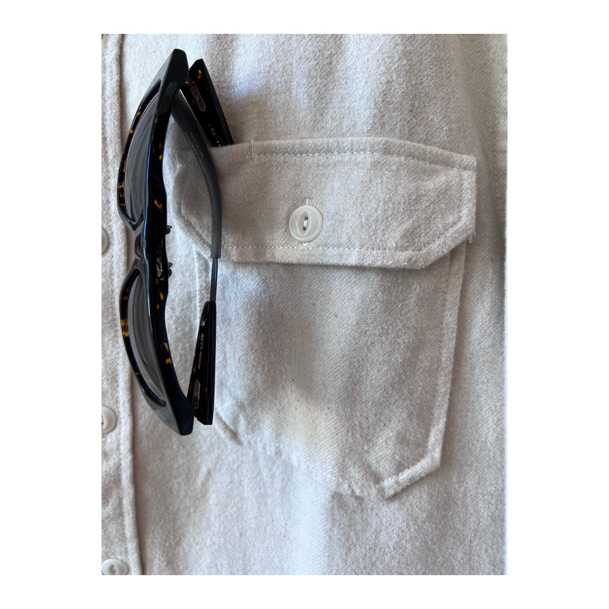 Utility Winter Flannel - Ecru - DUNE + SALT