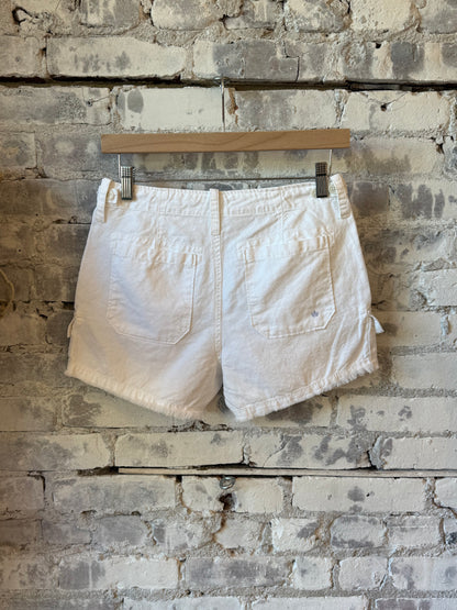 G1 Women's Drill Shorts - White Slate Gray