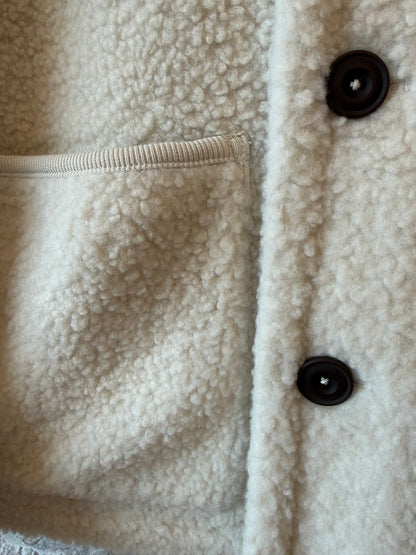Hartford Men's Sherpa Utility Knitted Jacket - Natural Gray