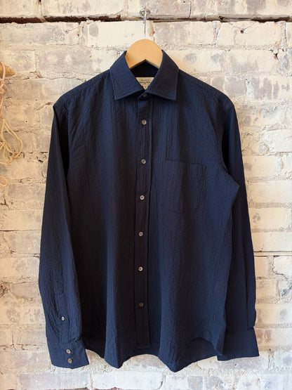Paul Woven Shirt - Navy - DUNE + SALT